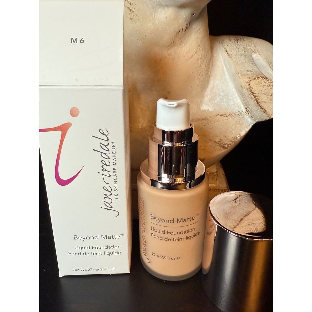 Jane Iredale Beyond Matte Liquid Foundation Shade M6 0.9 fl oz 27ml New in Box